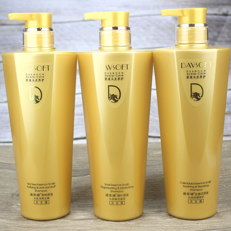 迪菲娜蝸牛原液洗髮露茶樹去屑洋甘菊修護男女士柔順滋潤洗髮水