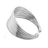 Cross -border hot -selling European and American exaggerated personalized metal wire bracelet Multi -layer opening wide version of the bracelet hand ring jewelry female