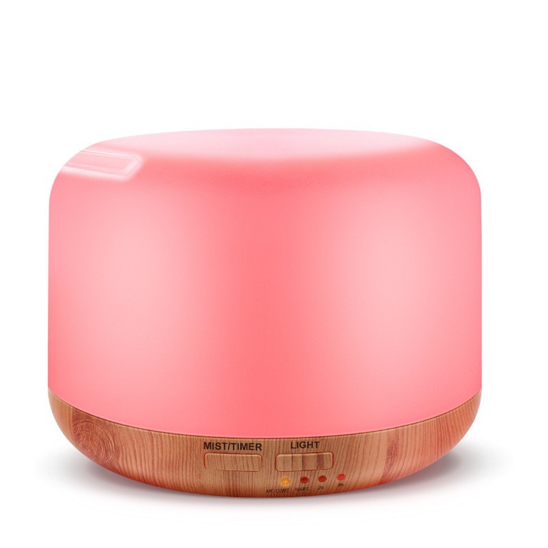 Humidificador Difusor de Aromaterapia Ultrasónico 300ml 5V USB con Luz LED Multicolor para Hogar y Oficina