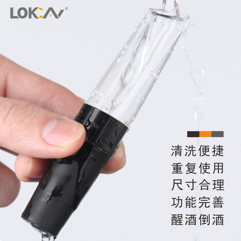 Vino rápido vertiendo decantador ajustable vino vertiendo decantador rápido vertiendo vino