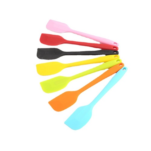 Cross-border baking tool small one-piece silicone spatula household cake cream rubber knife stir whisk spreader