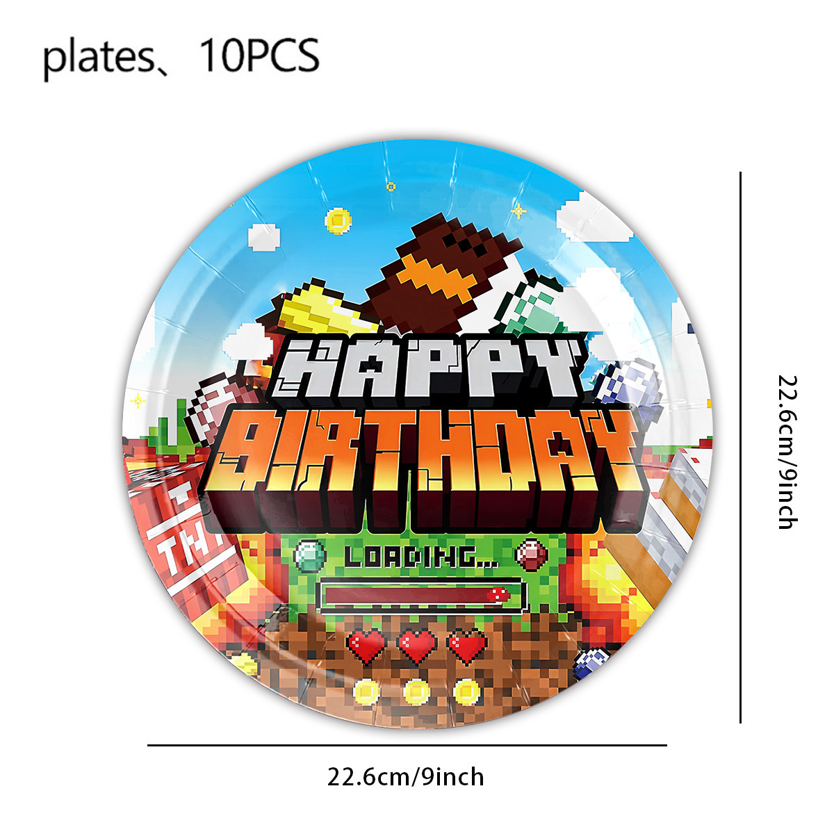 9inch 접시【10PCS】