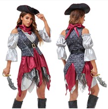 珠密戀 2022萬聖節海盜制服COS服化妝舞會女裝成人加勒比海盜服裝