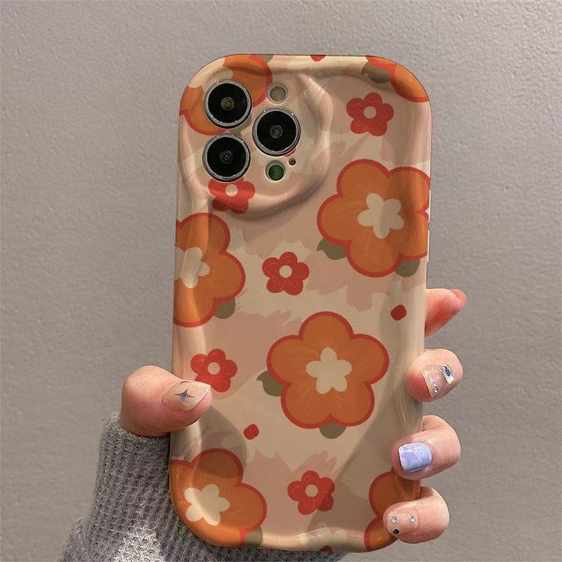 新款花朵适用iphone17手机壳16苹果15promax/14防摔13pro12日韩11