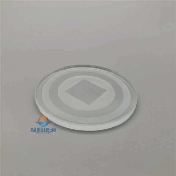 灯具磨砂玻璃 镜面打砂玻璃 灯具蒙砂钢化玻璃