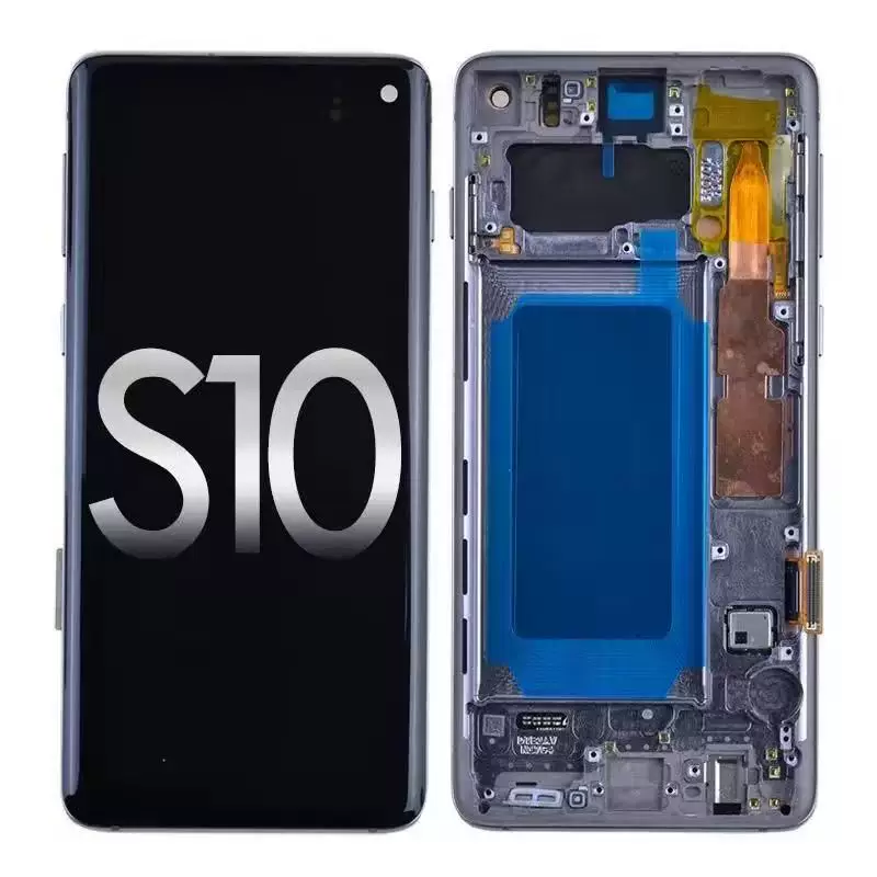 Подходит для сборки экрана Samsung S10, ЖК-дисплей Samsung Galaxy G973F/U, интегрированный экран внутри и снаружи.