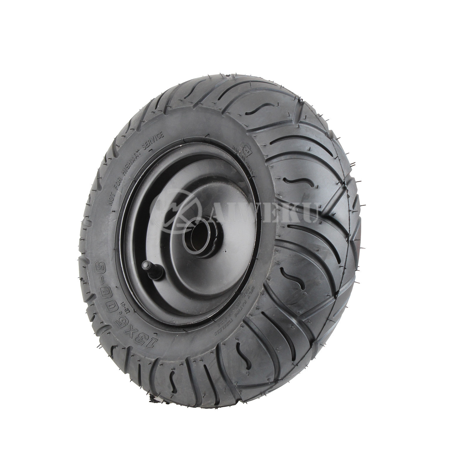 沙滩车卡丁车滑板车轮胎配件13X5.00-6寸真空胎公路花轮胎铁轮毂