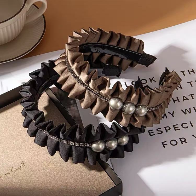 Daily, Street Occasion Solid Color Pattern Simple Style Classic Style Women's Solid Color Cloth Hair Band