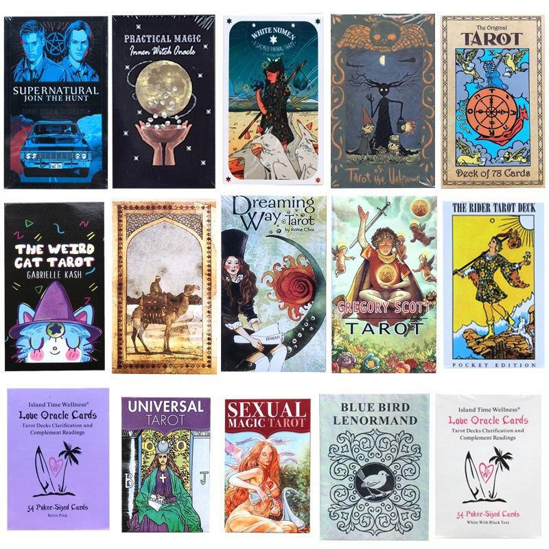 Foreign trade Hot 500 English Tarot cards Tarot Cards table games Oracle cards card games