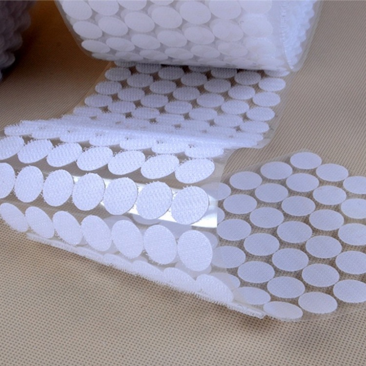 厂家直供冲形魔术贴带胶自粘背胶魔术贴可用于饰品纸盒粘贴使用