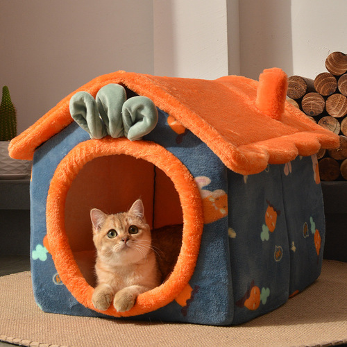 Manufacturer wholesale cat beds cat villas dog beds houses all seasons universal popular enclosed cat houses pet supplies