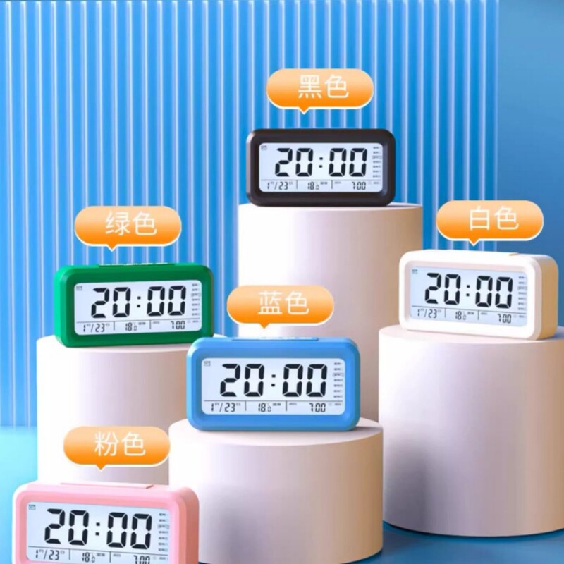 智能触摸闹钟多功能迷你电子时钟学习学生专用儿童桌面烘培倒计时|undefined