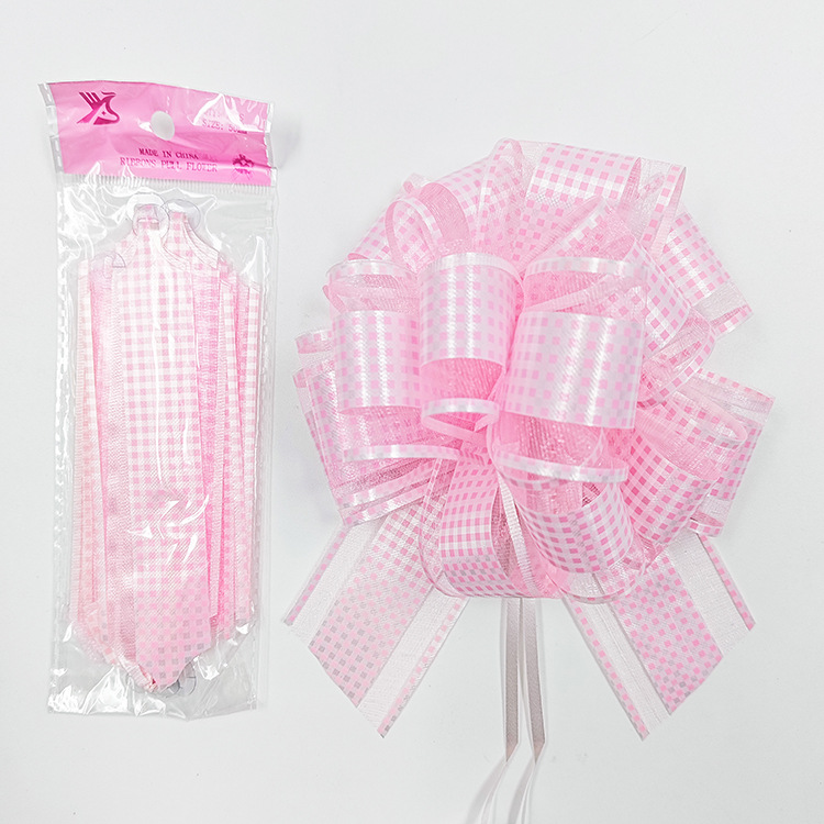 Moño de Cinta para Regalo 30# de Plástico para Decoración Festiva