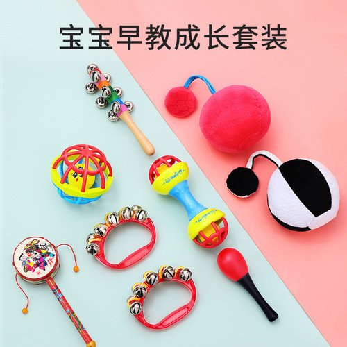 Newborn early education toy for babies, tracking and grasping training for 2-month-old babies, tracking listening, vision, red ball 0-3