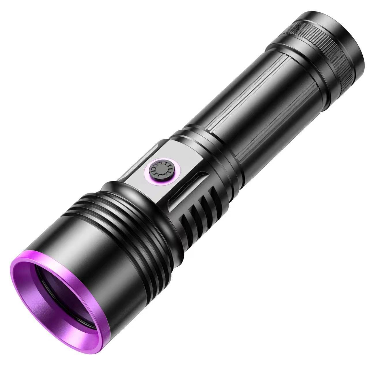 Linterna ultravioleta de alta potencia de 20w, recargable, con espejo negro UV, portátil, para detección de falsificaciones, luz ultravioleta de 365nm image 7