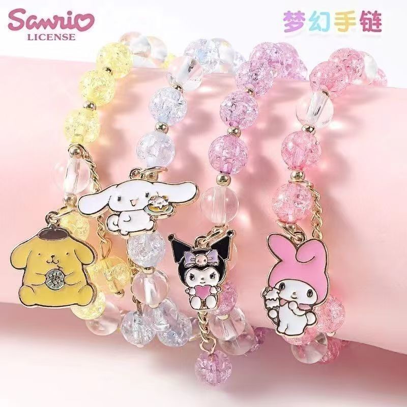 Boxed Kuromi Bracelet Sanrio Children's Bracelet Niche Design Best Friend Girl Gift Birthday Gift Jewelry