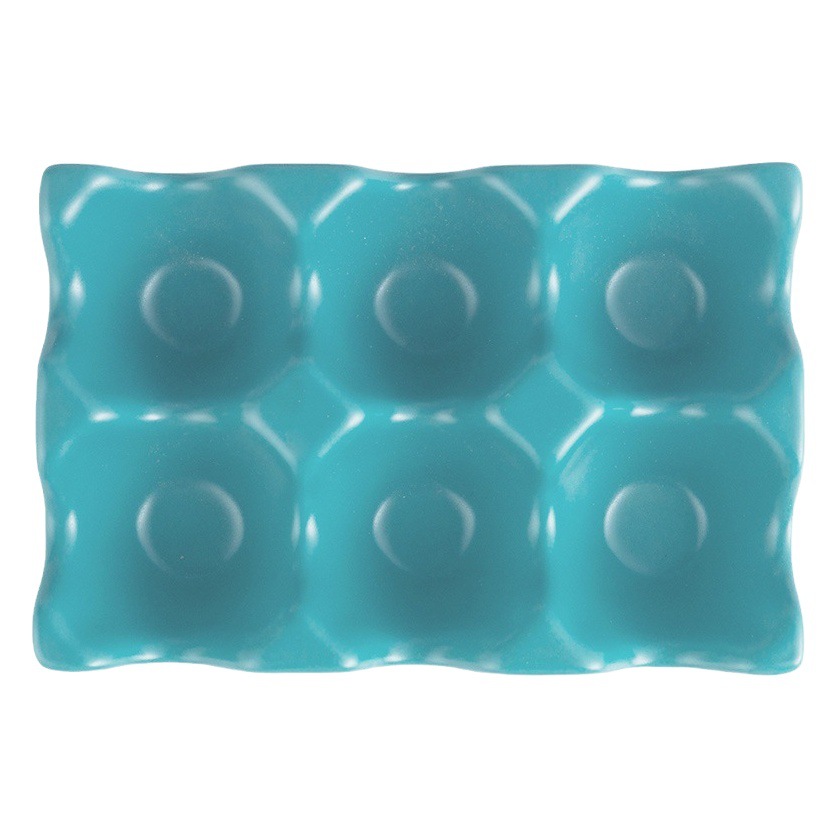 Ceramic egg tray egg storage tray kitchen cabinet refrigerator household creative storage grid egg box egg grid