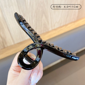 女性用ヘアピン、高級感のある韓国東大門と同じスタイルのヘアピン、後頭部のシャーククリップ、女性用ヘアアクセサリー|undefined
