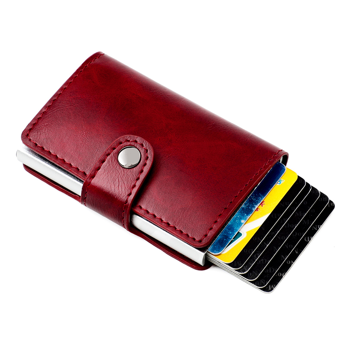 Wholesale Rfid Shielding Anti-theft Brush Ultra-thin Credit Card Aluminum Alloy Card Bag display picture 37