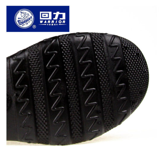 Shanghai Huili 838 High Plastic Rain Boots Non-slip Wear-resistant PVC Bottom Middle Tube Labor Protection Plastic Rain Boots Single-layer Rain Boots