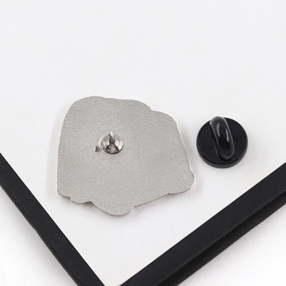 Girl with Pearl Earrings Enamel Badge Cartoon Pig Metal Brooch Cross-Border Hot-Selling Backpack Accessory Wholesale