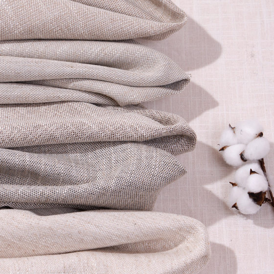New cotton and linen fabric high-end series pillow sofa fabric solid color coarse linen sofa fabric whole batch