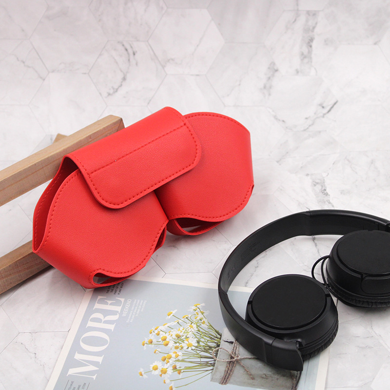 Funda de Almacenamiento para Auriculares AirPods Max de Cuero Antirrayaduras y Anticaídas