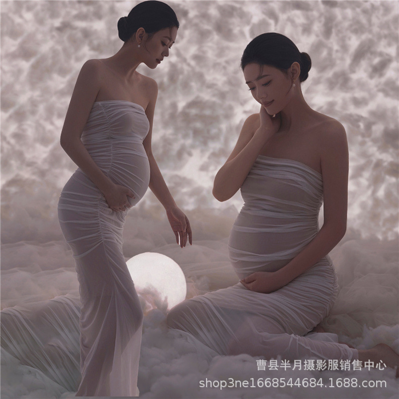 New maternity photo clothing studio pregnant mother Art sexy dream tight dress pregnant women photography wedding dress New maternity photo clothing studio pregnant mother Art sexy dream tight dress pregnant women photography wedding dress