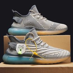 Coconut shoes men's shoes summer new breathable mesh shoes men's Korean version versatile fly weave sports running dad trendy shoes