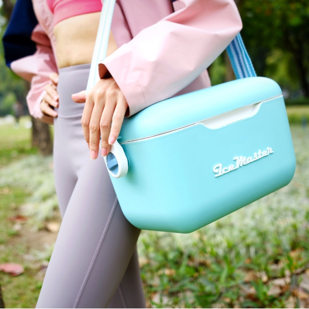 Pequeña incubadora regalo de verano mini 6can portátil portátil de almacenamiento de leche leche materna correa de hombro caja de regalo de conservación fresca