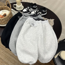 超保暖~儿童羊驼绒裤子冬季小童外穿长裤宝宝休闲裤男童冬装卫裤