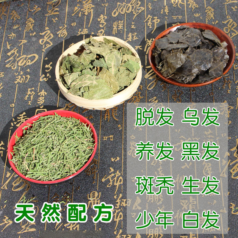 侧柏叶桑叶苦丁茶包邮乌发生发养发增发水植物洗发包20包包邮