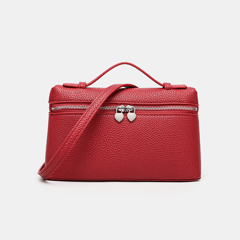 Lp19 Lunch Box Bag Pu Leather Mini Fashion Women's Bag 2025 New Model Gigi Same Style Handbag Box Bag Crossbody Small Bag