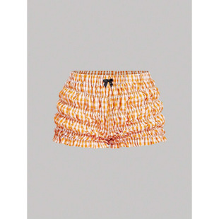 J 98693 Plaid Women's Shorts ��yŮʿ��ѝ�羳���uͨ���R