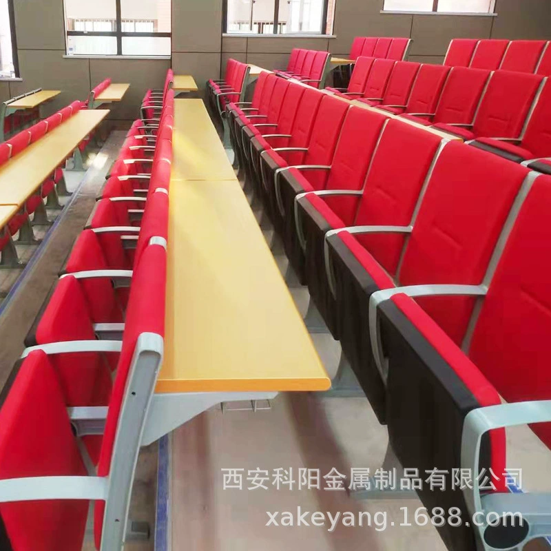 Университет Lapered классный стул Алюминиевый сплав Lapered стул Лекционный зал Конференц-зал Сиденье Мультимедийный Lapered стол и стул