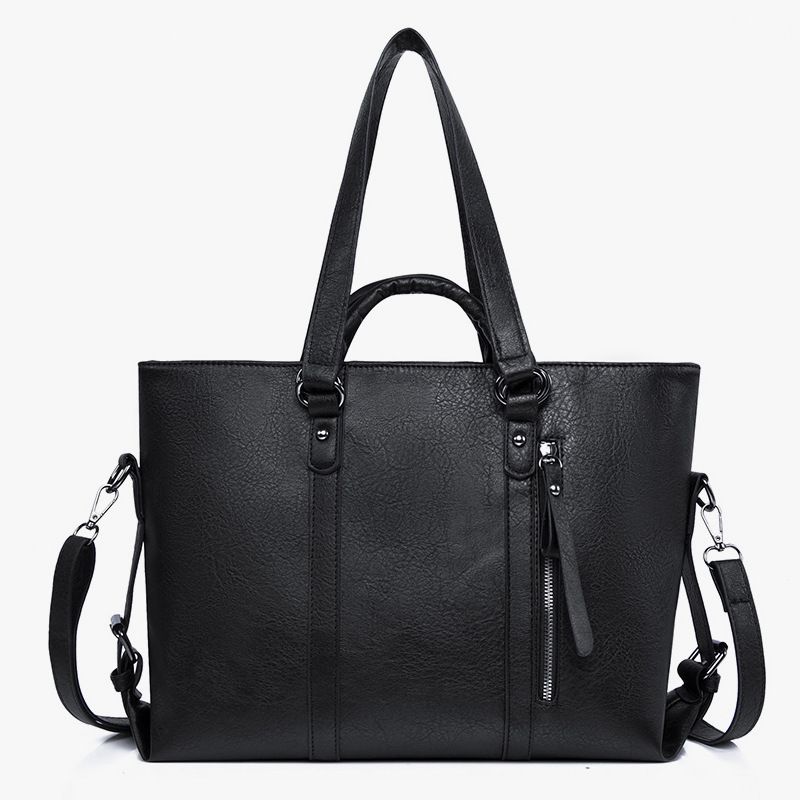 2026 Designer Large Capacity Retro Fashion Crossbody Women's Shoulder Commuting High-End Tote Bag Shopping Bag_voghion.com