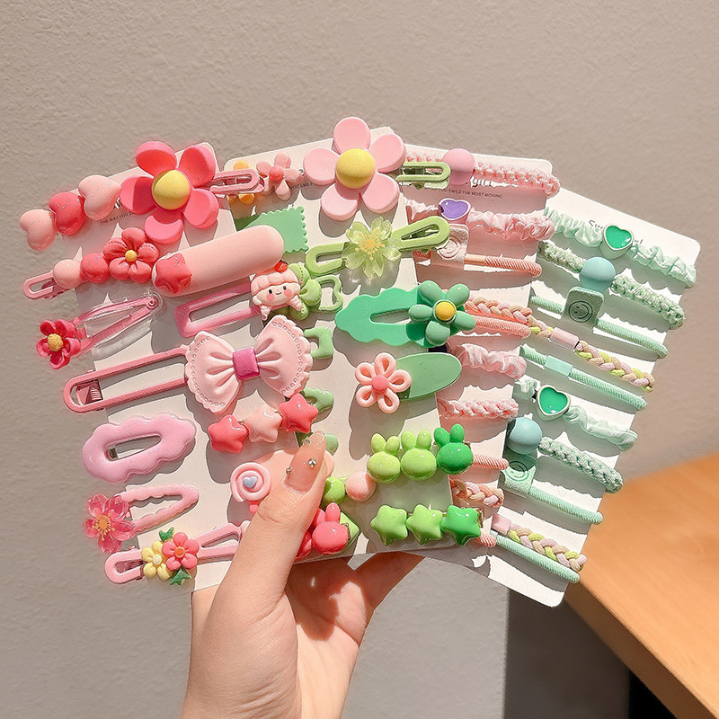 2024 nuevo clip BB de color lindo clip de cabello de boca de pato chica lateral clip de frange para niños tocado tarjeta de cabello rotura