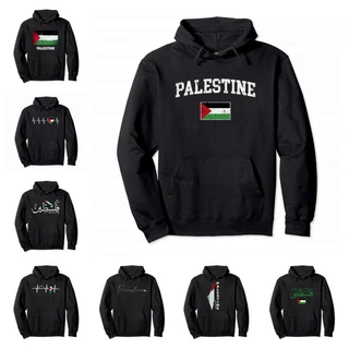 【跨境欧码】Palestine Pullover Hoodie Warm Hoodie连帽卫衣男