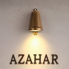 工业风loft壁灯户外门头中古室内外走廊入户阳台充电铸铝马蹄射灯