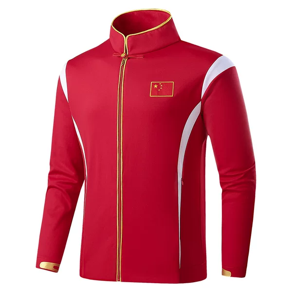 Spring and Autumn Chinese Team Award Clothing Parent-Child Sportswear Clothing Coach Men's and Women's Children's Jackets Tops Customized Wholesale