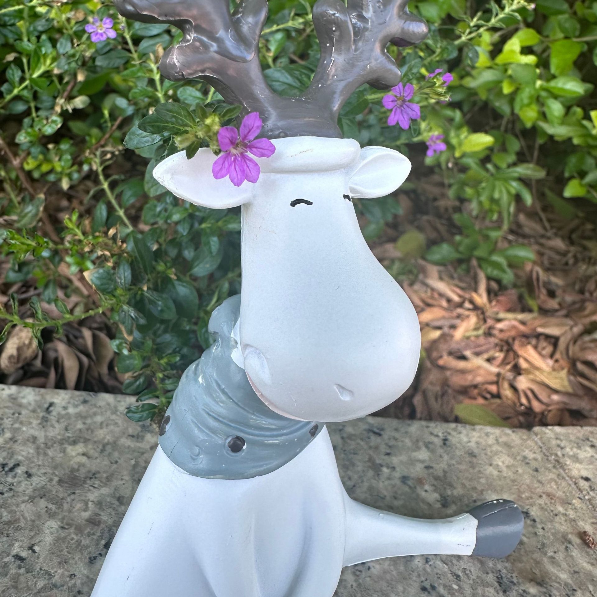 Explosiones transfronterizas de alce bifurcado ornamentos artesanías de resina decorados para el hogar decorados de escritorio decorados de jardín al aire libre