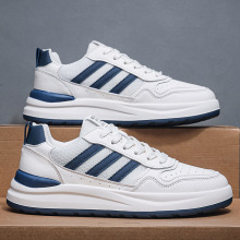 2024夏季新款小白鞋青少年韩版超纤透气男式平底休闲板鞋温州男鞋