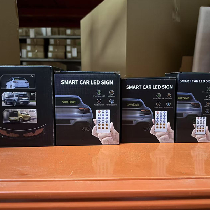 Pantalla suave LED inteligente montada en el vehículo