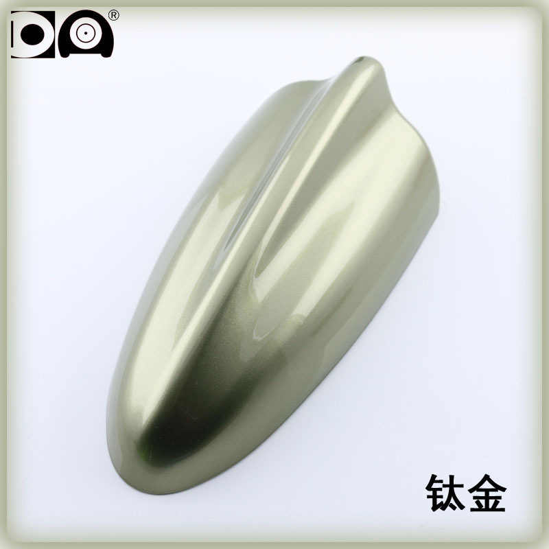vehicle antenna: Qìchē Car Shark Fin - titanium-gold
