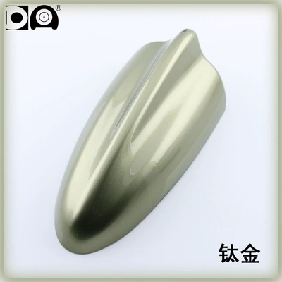 vehicle antenna: Tail Wing Decoration - titanium-gold