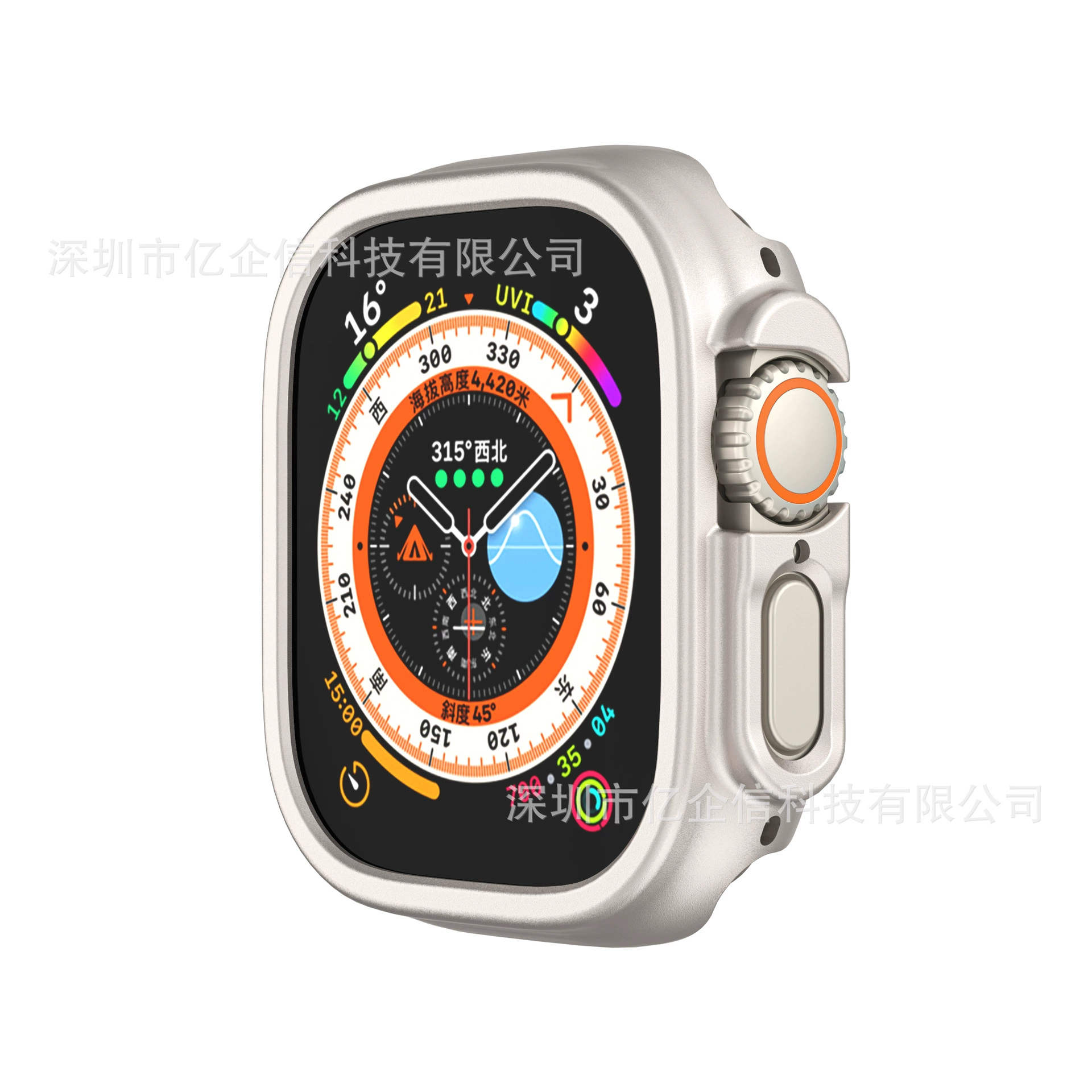 Подходящий для apple watch 456789 поколения корпус часов iwatch 10 поколения PC полый кожух защитный с конструкцией впрыска масляного