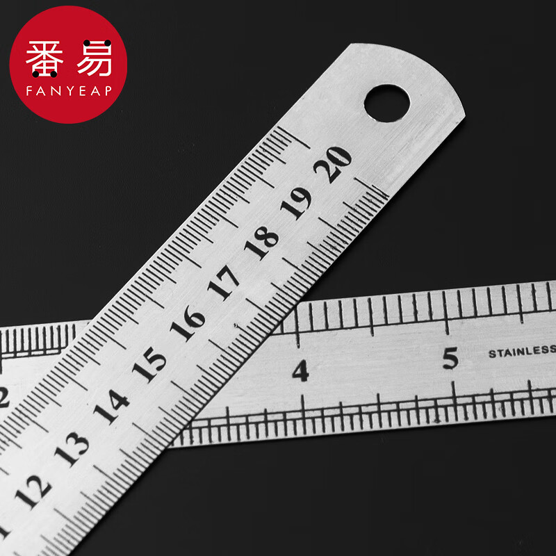 包邮/10Y尺子/不锈钢AB1S60-钢尺直尺钢板尺铁尺绘图测