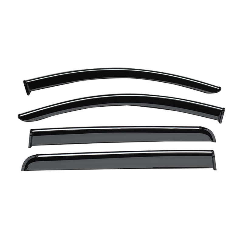Suitable for Mitsubishi L200 Triton 2015-2022 Rain Guards, 4Pcs Injection-Molded Window Rain Shields, Cross-Border Supply