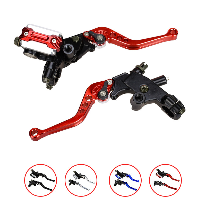 Motocicleta off-road vehículo modificado CNC freno superior bomba embrague conjunto 22MM bomba de freno de disco hidráulico freno de mano Accesorios