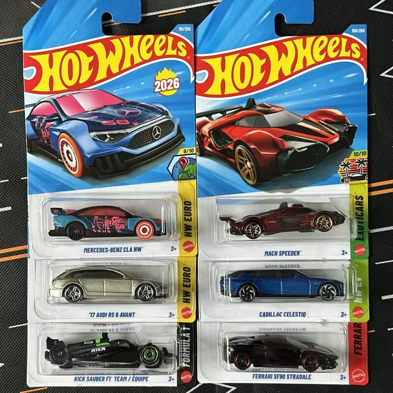 26H Hot Wheels Sports Car 2026g Ferrari Alloy Model Mini F1 Racing Car Lucky Cat Car Model Toy